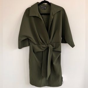 ASOS bay wing wrap mini dress
